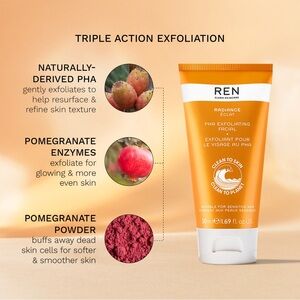 Ren Clean Skincare Radiance PHA Exfoliating Facial NIB